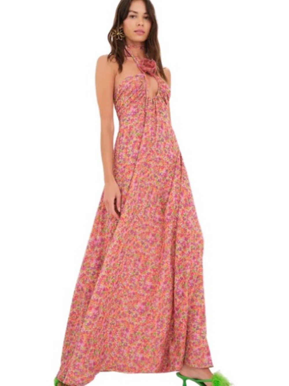 For Love & Lemons Suzette Maxi Dress BNWT - Picture 2 of 7